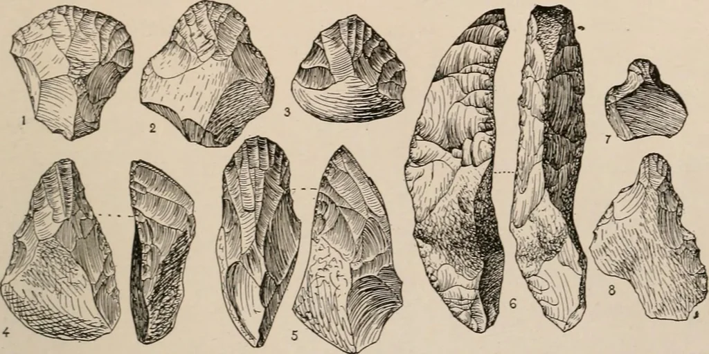 An illustration from Men of the old stone age : their environment, life and art, 1916, leaf 340