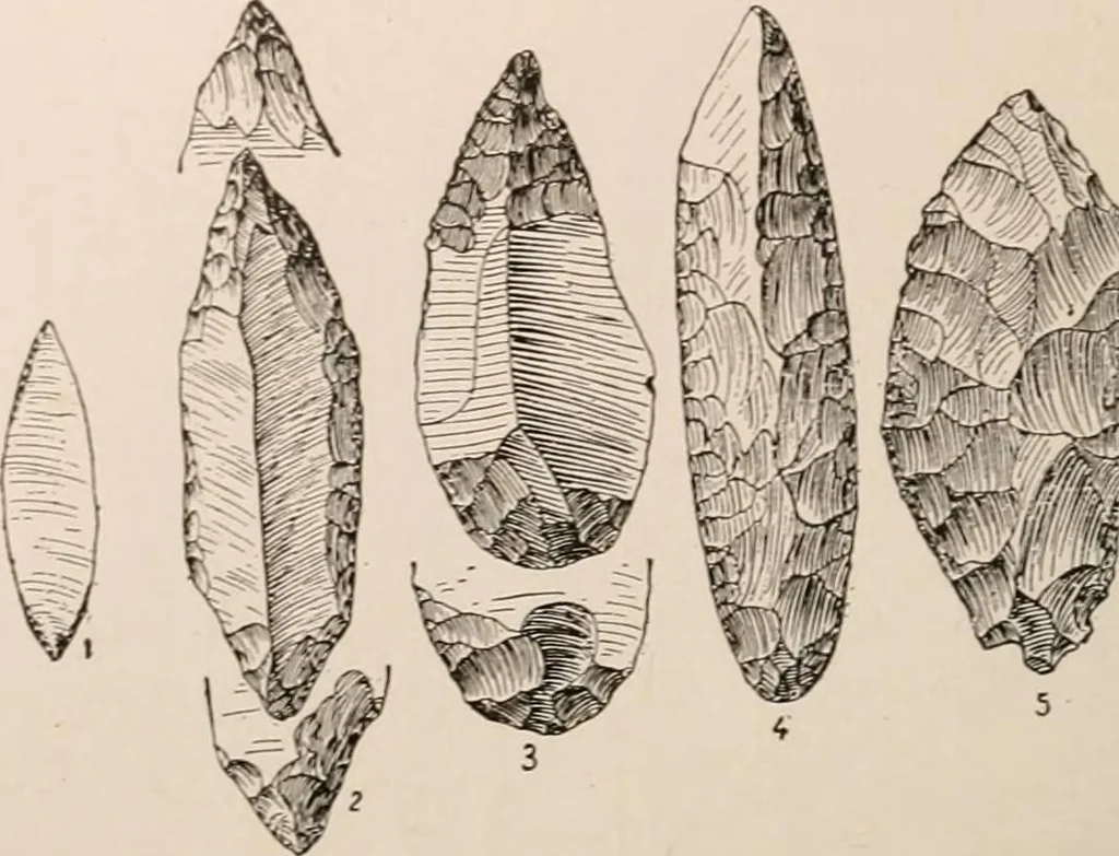 An illustration from Men of the old stone age : their environment, life and art, 1916, leaf 343