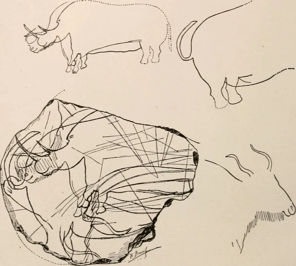An illustration from Men of the old stone age : their environment, life and art, 1916, leaf 355