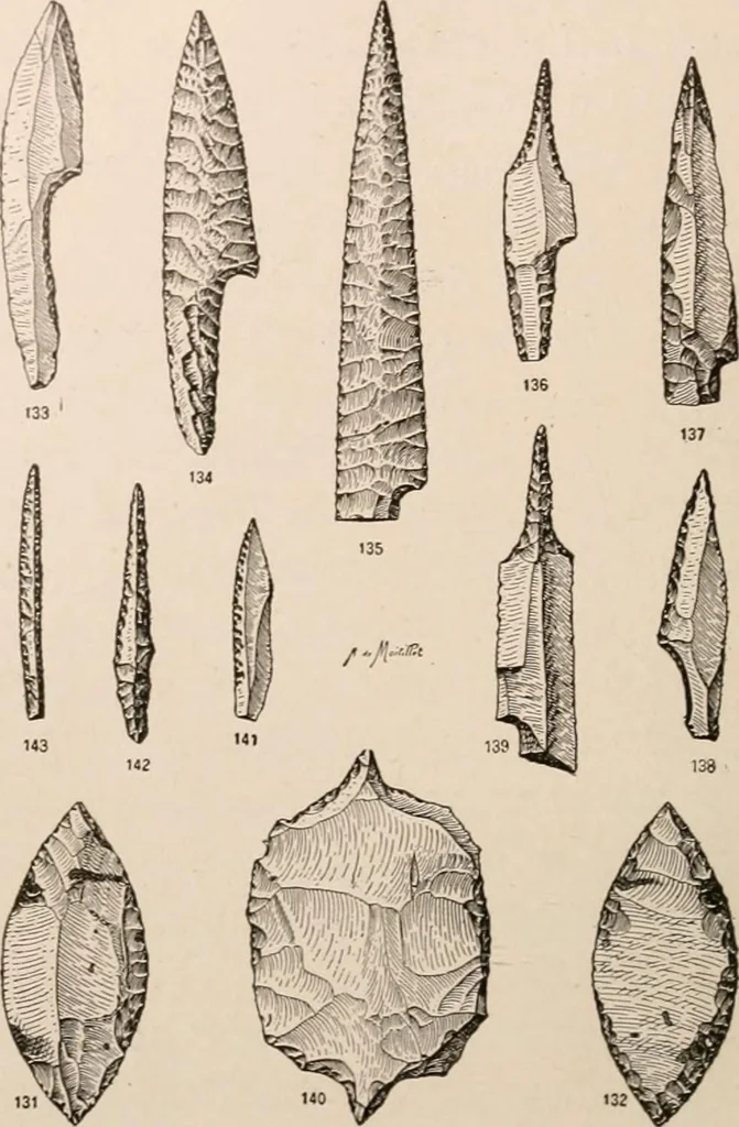 An illustration from Men of the old stone age : their environment, life and art, 1916, leaf 377