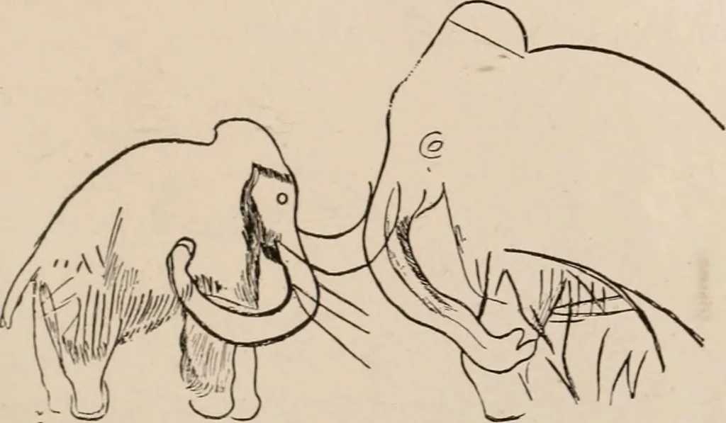 An illustration from Men of the old stone age : their environment, life and art, 1916, leaf 430
