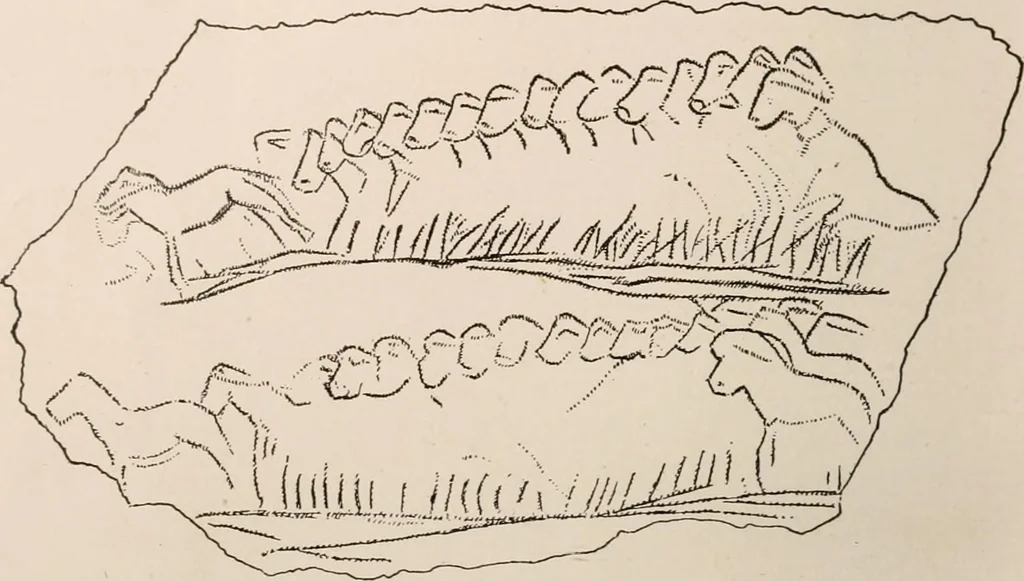 An illustration from Men of the old stone age : their environment, life and art, 1916, leaf 437