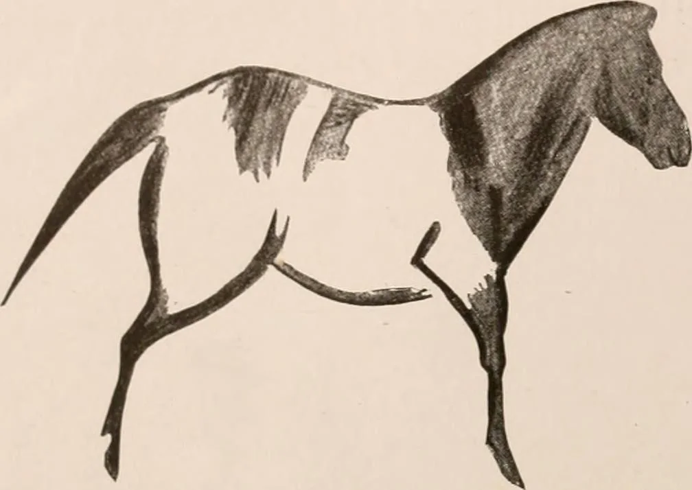 An illustration from Men of the old stone age : their environment, life and art, 1916, leaf 441