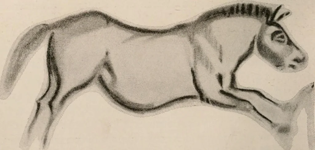 An illustration from Men of the old stone age : their environment, life and art, 1916, leaf 441