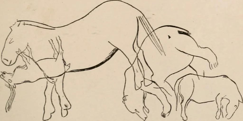 An illustration from Men of the old stone age : their environment, life and art, 1916, leaf 446