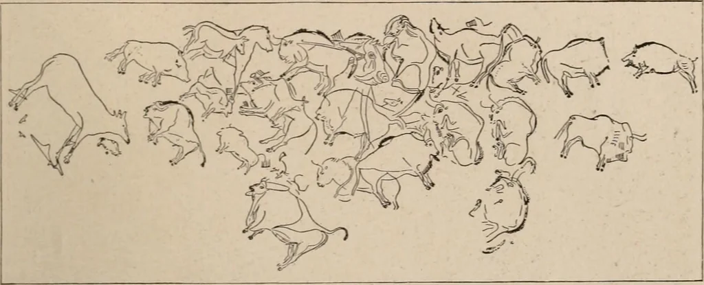 An illustration from Men of the old stone age : their environment, life and art, 1916, leaf 458