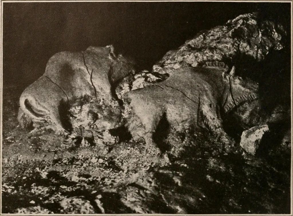 An illustration from Men of the old stone age : their environment, life and art, 1916, leaf 465