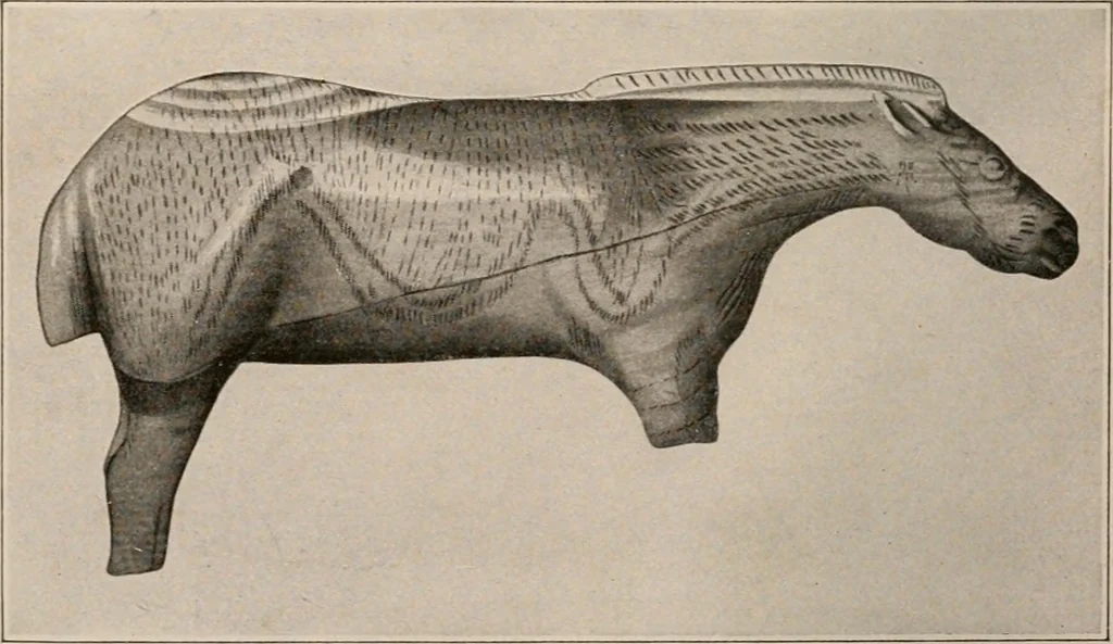 An illustration from Men of the old stone age : their environment, life and art, 1916, leaf 467