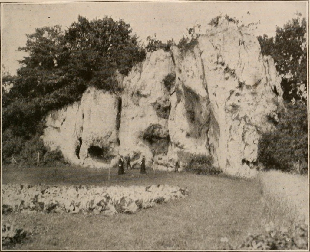 An illustration from Men of the old stone age : their environment, life and art, 1916, leaf 480