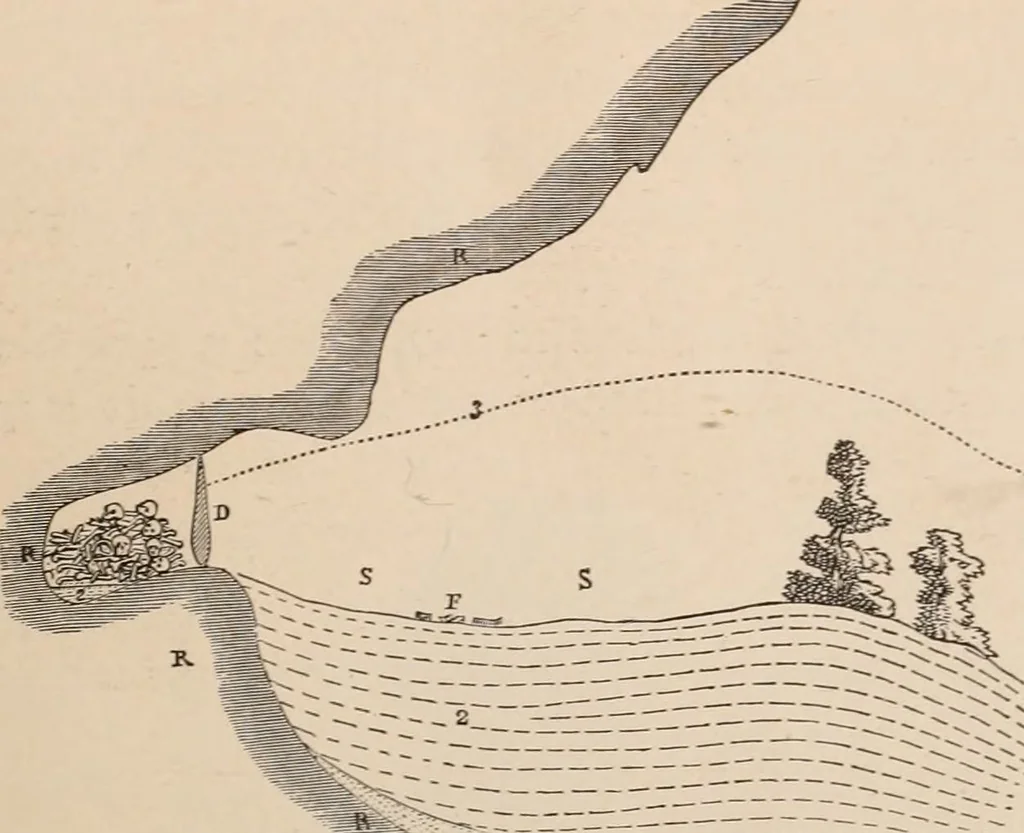 An illustration from Men of the old stone age : their environment, life and art, 1916, leaf 518