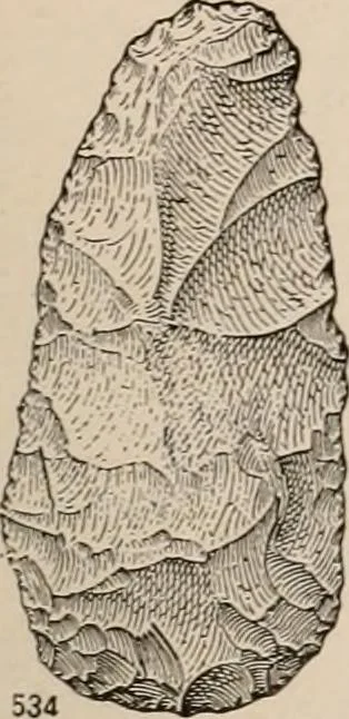 An illustration from Men of the old stone age : their environment, life and art, 1916, leaf 528