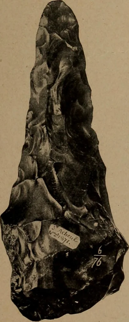 An illustration from Men of the old stone age, their environment, life and art, 1918, leaf 162