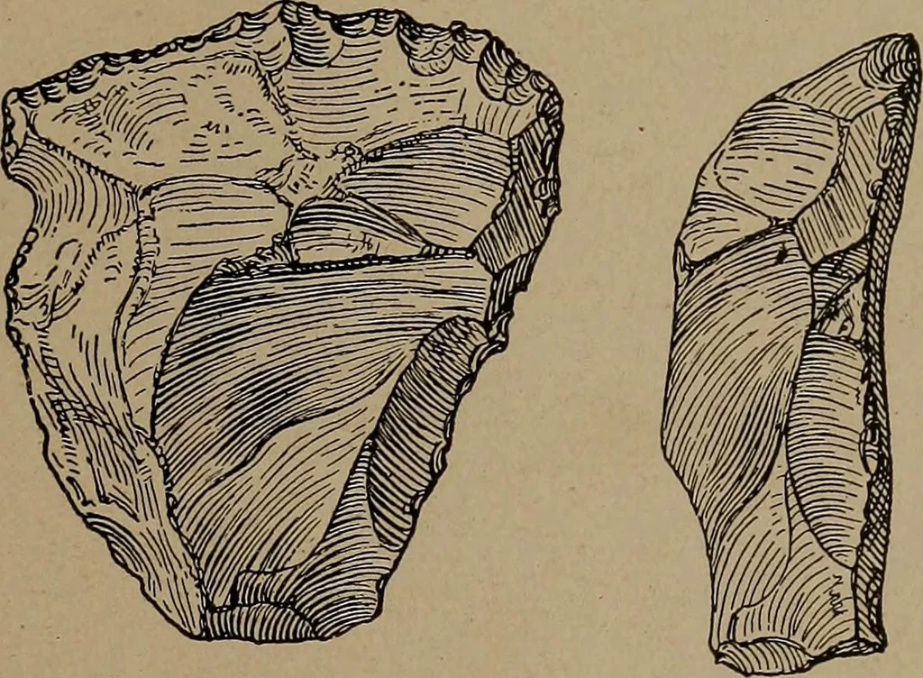 An illustration from Men of the old stone age, their environment, life and art, 1918, leaf 170