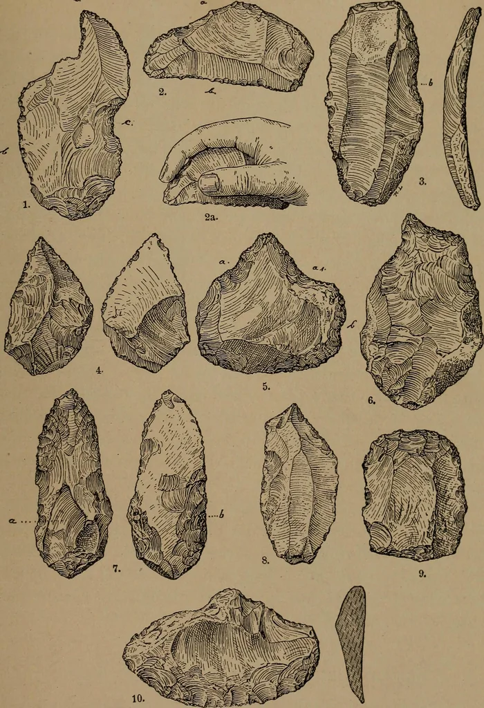 An illustration from Men of the old stone age, their environment, life and art, 1918, leaf 194