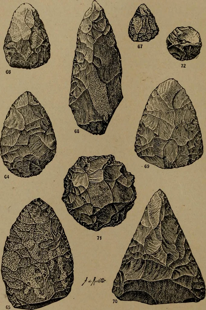 An illustration from Men of the old stone age, their environment, life and art, 1918, leaf 219