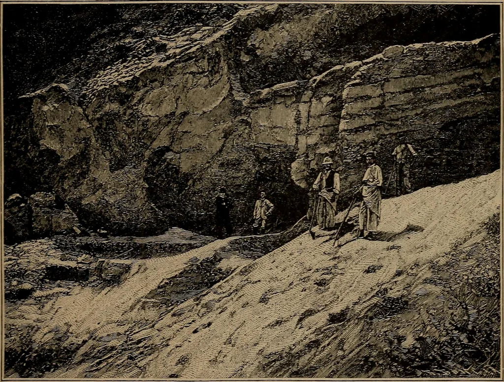 An illustration from Men of the old stone age, their environment, life and art, 1918, leaf 222