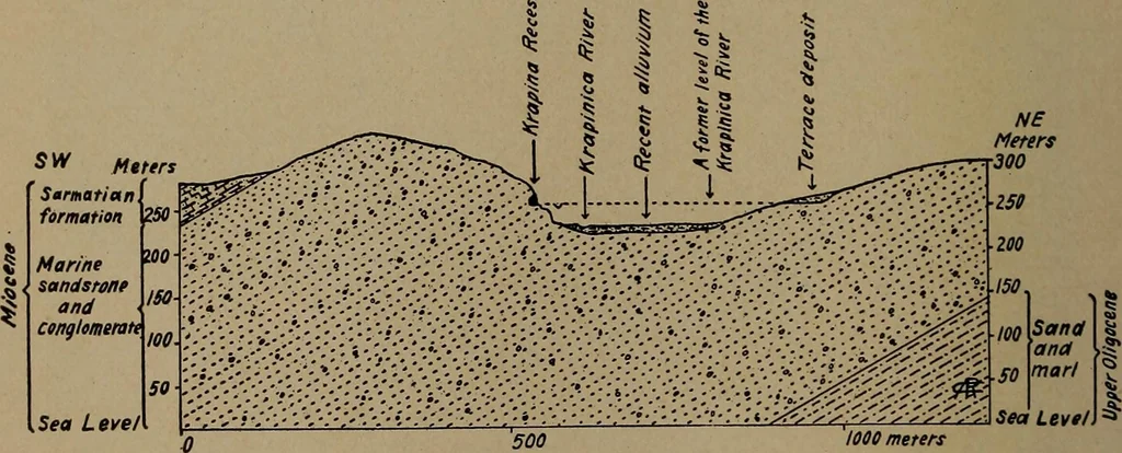 An illustration from Men of the old stone age, their environment, life and art, 1918, leaf 223