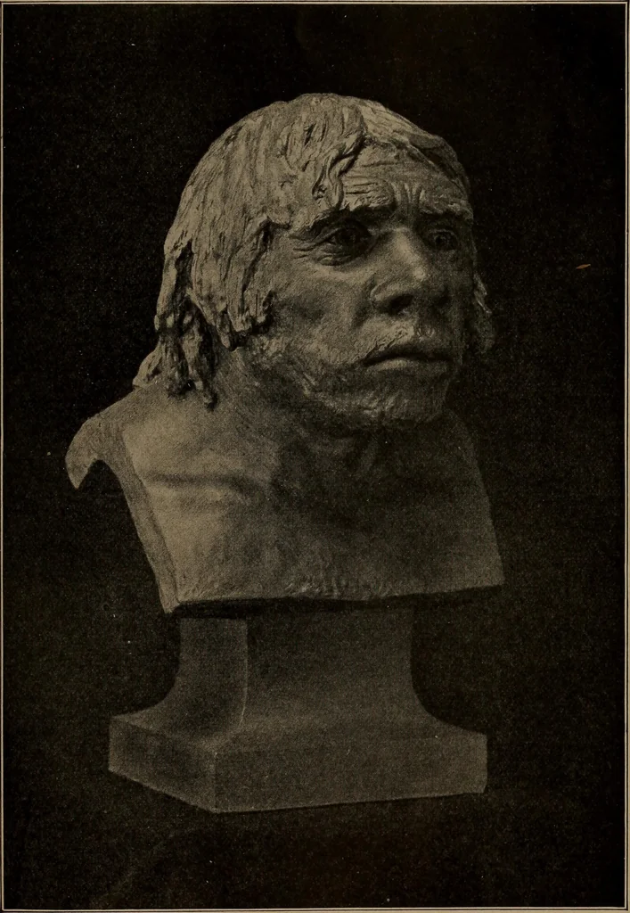 An illustration from Men of the old stone age, their environment, life and art, 1918, leaf 244