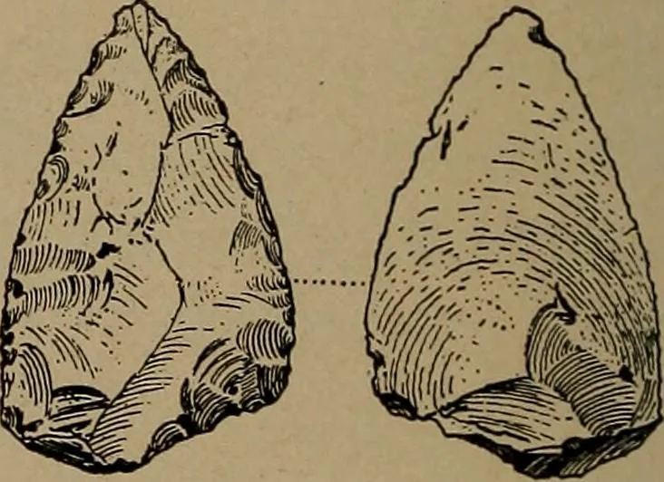 An illustration from Men of the old stone age, their environment, life and art, 1918, leaf 291