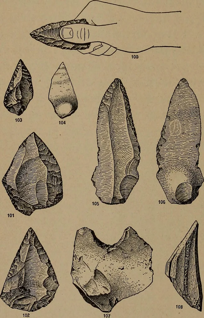 An illustration from Men of the old stone age, their environment, life and art, 1918, leaf 292