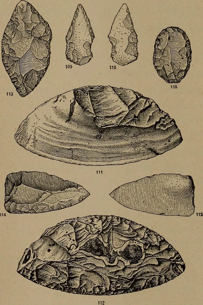 An illustration from Men of the old stone age, their environment, life and art, 1918, leaf 296
