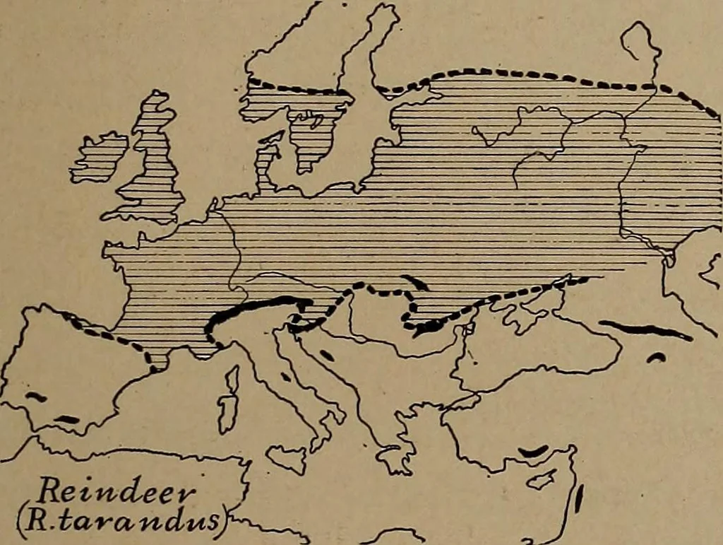 An illustration from Men of the old stone age, their environment, life and art, 1918, leaf 326