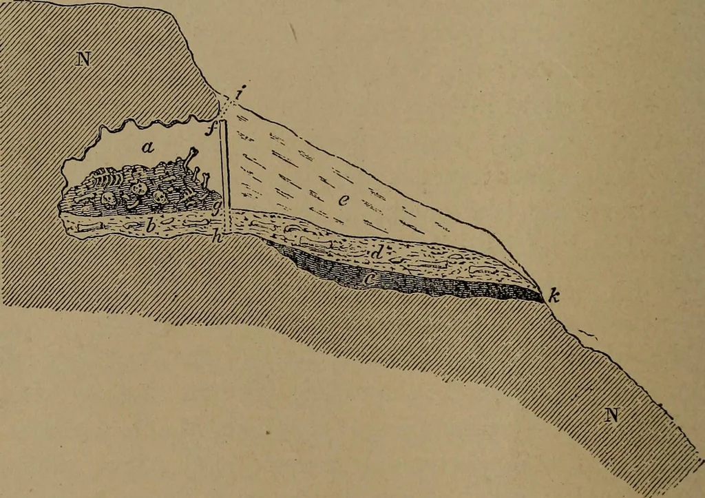 An illustration from Men of the old stone age, their environment, life and art, 1918, leaf 331