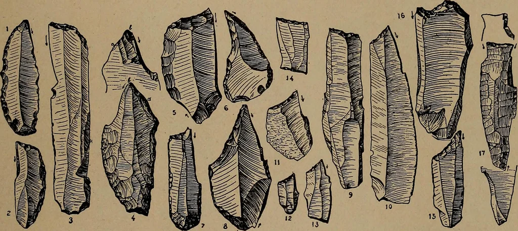 An illustration from Men of the old stone age, their environment, life and art, 1918, leaf 348