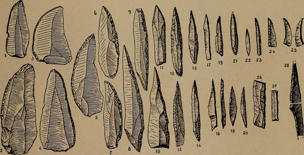 An illustration from Men of the old stone age, their environment, life and art, 1918, leaf 352