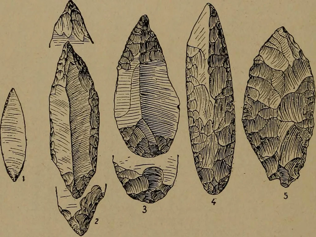 An illustration from Men of the old stone age, their environment, life and art, 1918, leaf 353