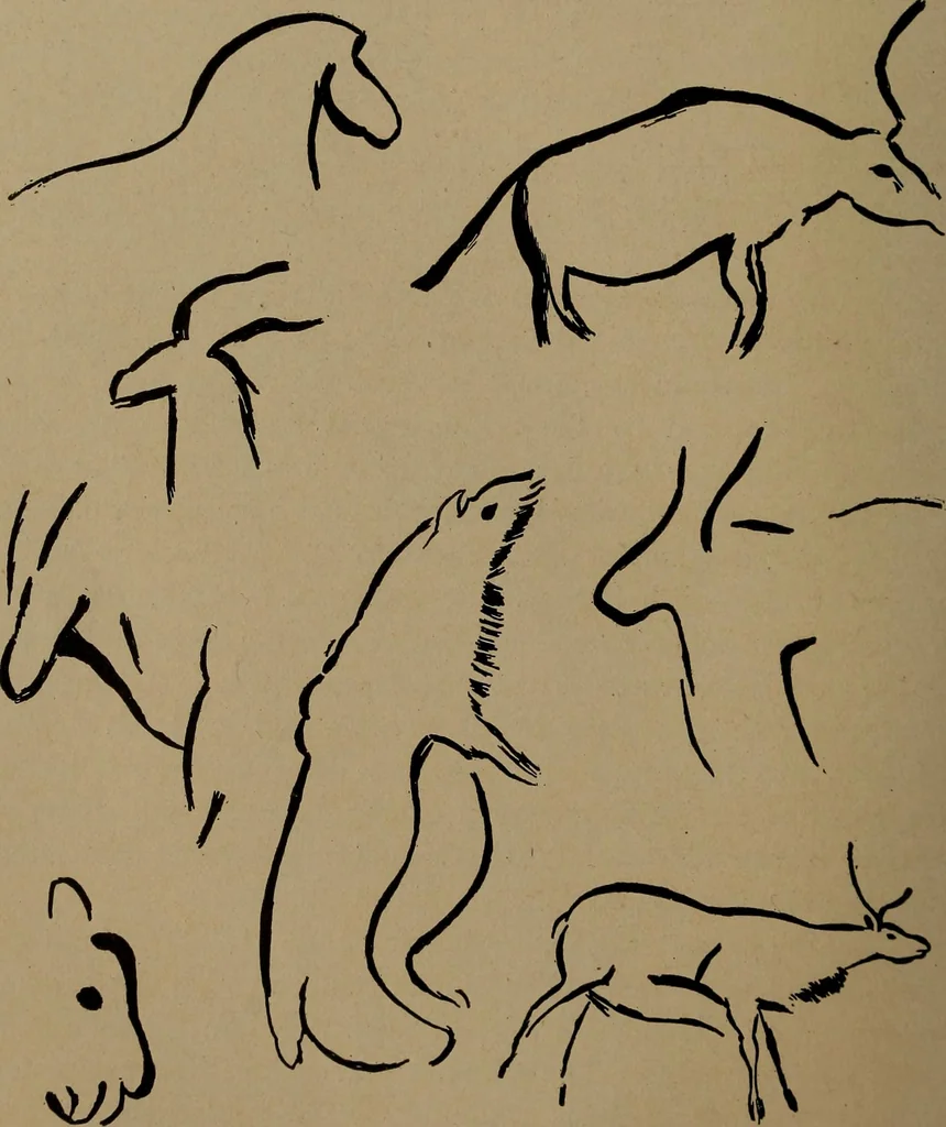 An illustration from Men of the old stone age, their environment, life and art, 1918, leaf 359