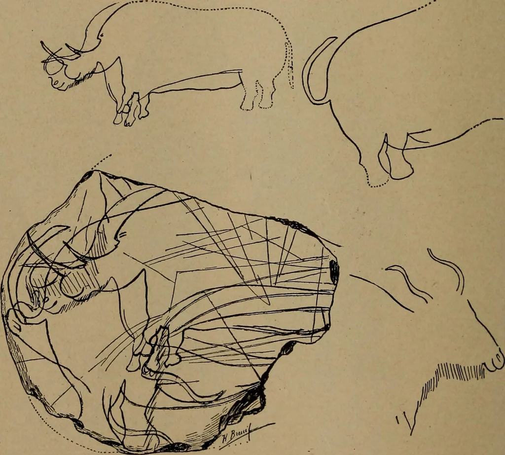 An illustration from Men of the old stone age, their environment, life and art, 1918, leaf 365