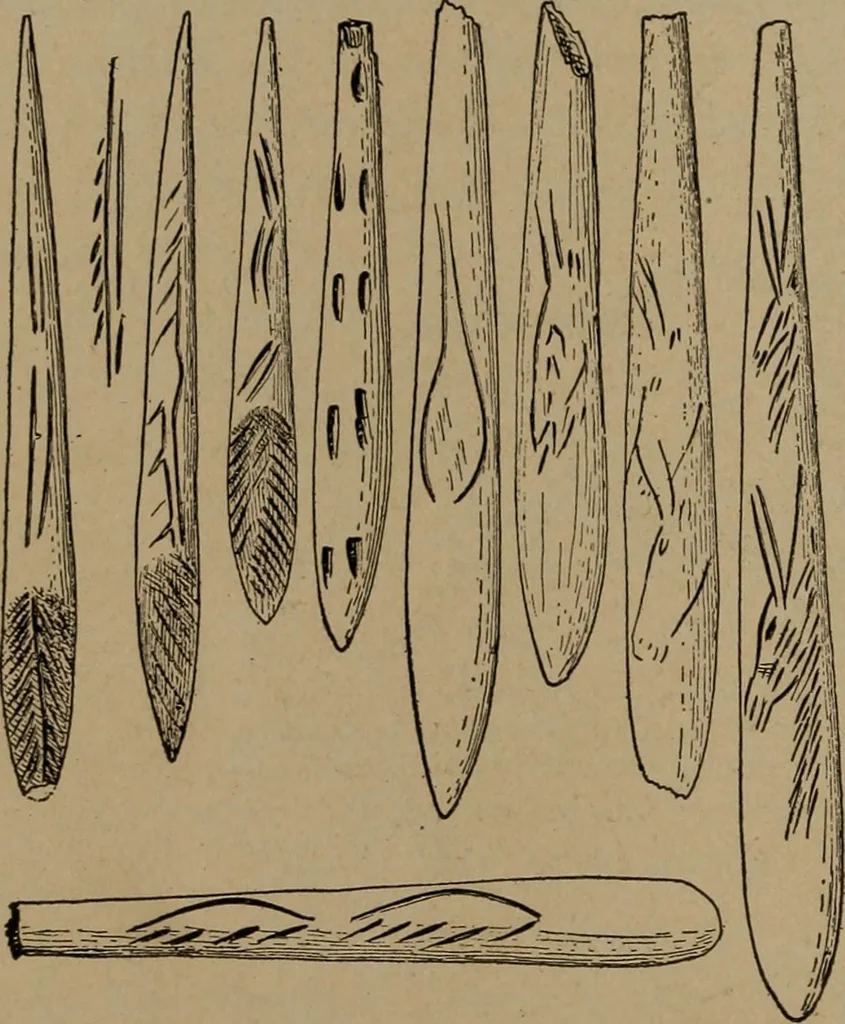 An illustration from Men of the old stone age, their environment, life and art, 1918, leaf 395