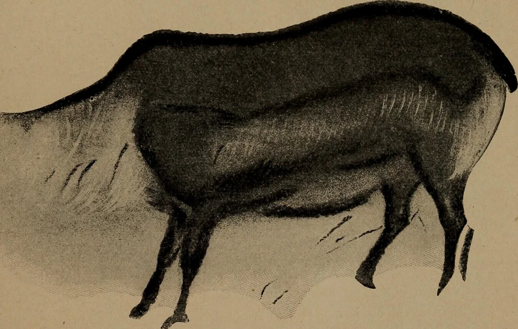 An illustration from Men of the old stone age, their environment, life and art, 1918, leaf 408