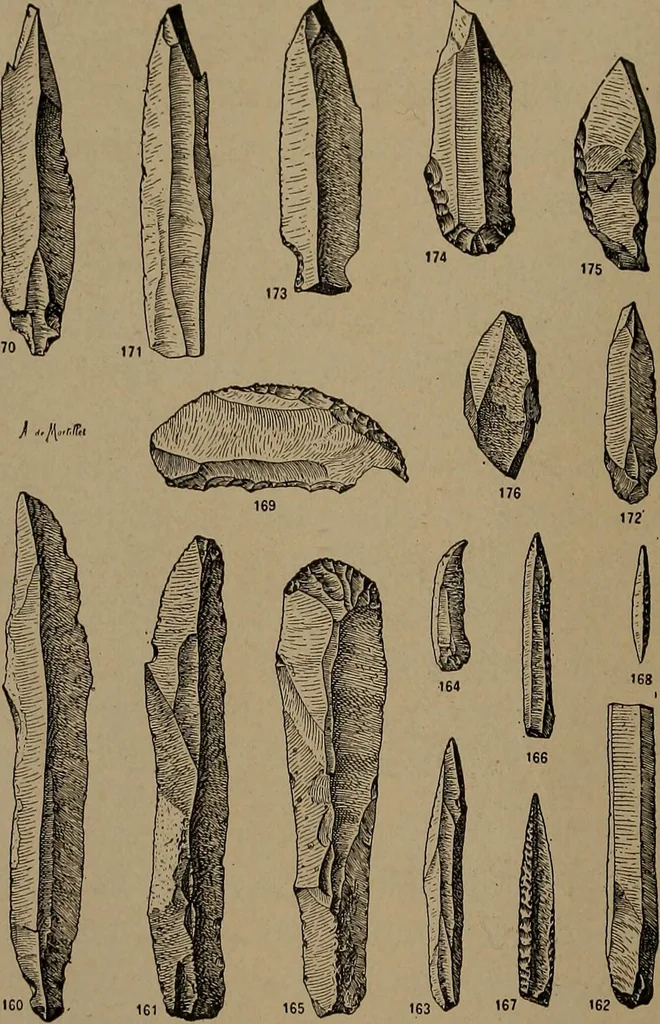 An illustration from Men of the old stone age, their environment, life and art, 1918, leaf 429