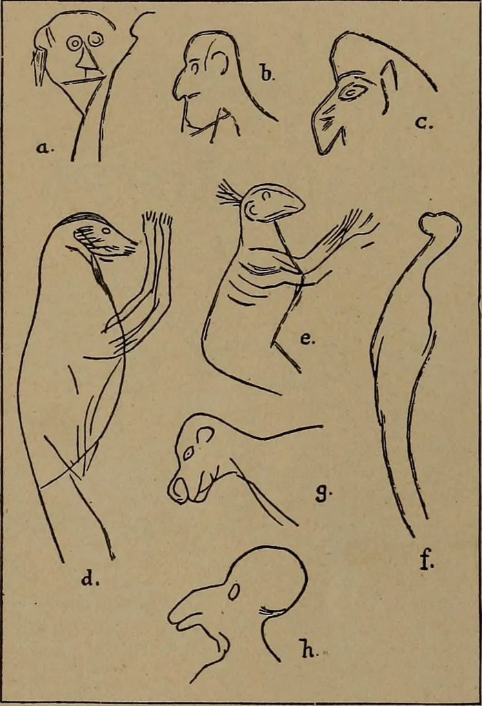 An illustration from Men of the old stone age, their environment, life and art, 1918, leaf 442