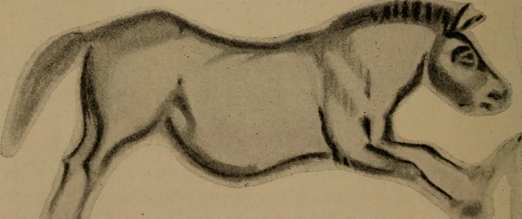 An illustration from Men of the old stone age, their environment, life and art, 1918, leaf 451