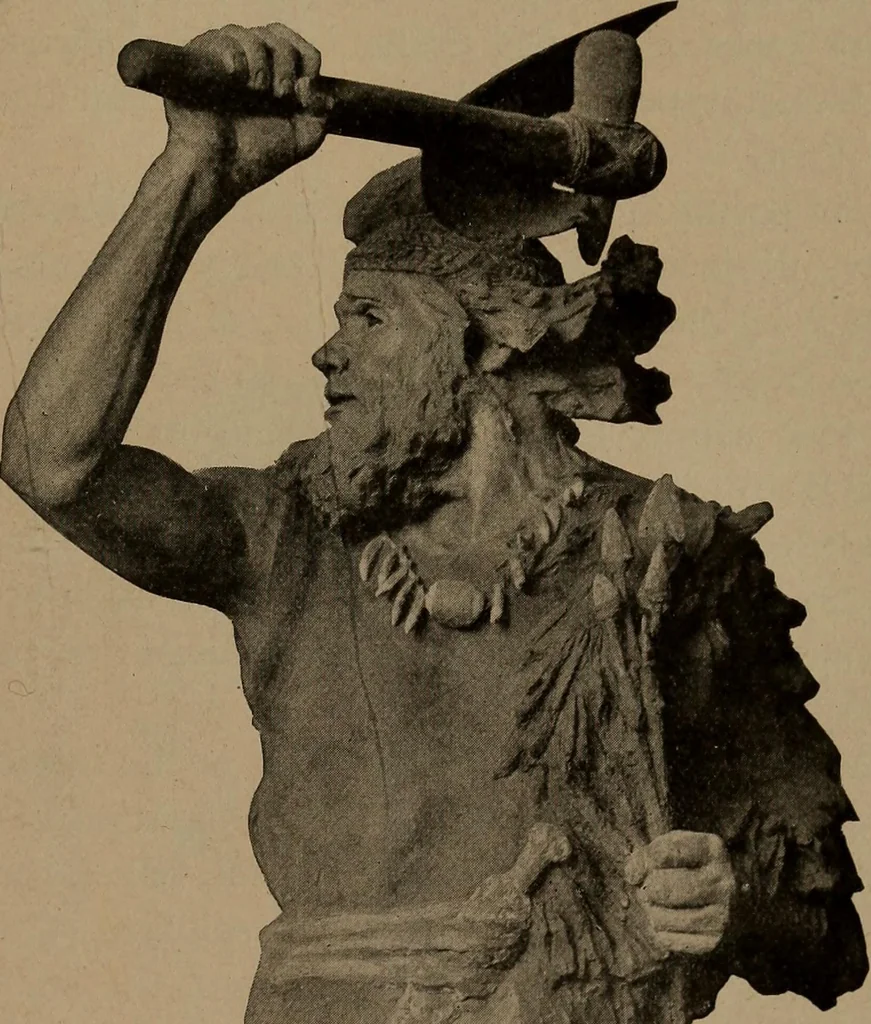 An illustration from Men of the old stone age, their environment, life and art, 1918, leaf 540