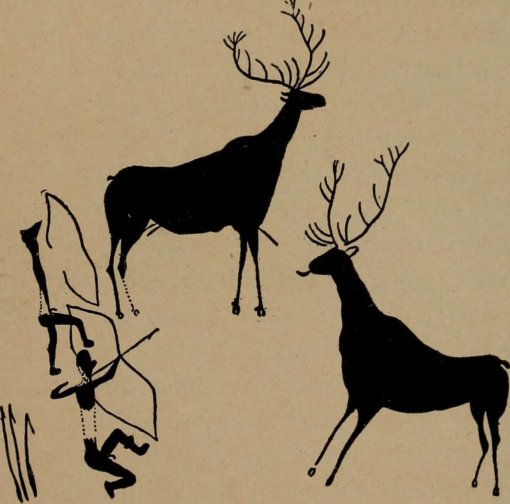 An illustration from Men of the old stone age, their environment, life and art, 1918, leaf 542
