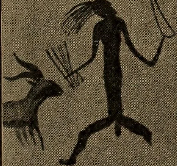 An illustration from Men of the old stone age, their environment, life and art, 1918, leaf 568