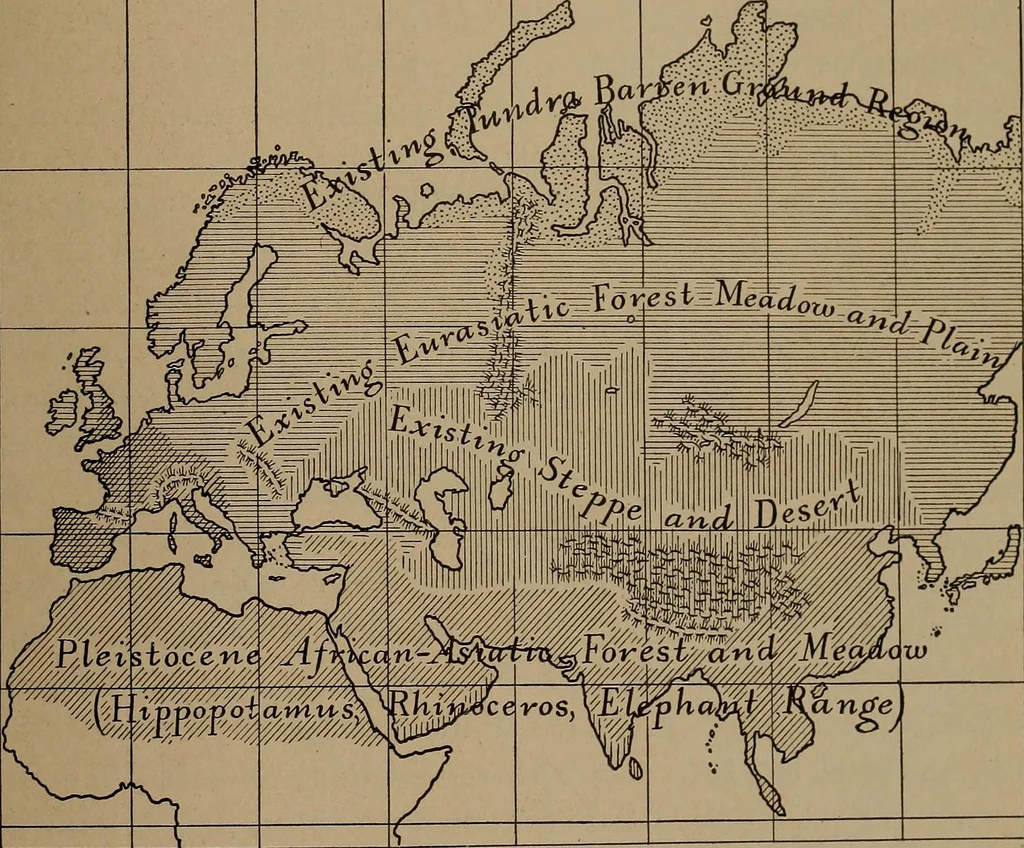 An illustration from Men of the old stone age, their environment, life and art, 1918, leaf 86