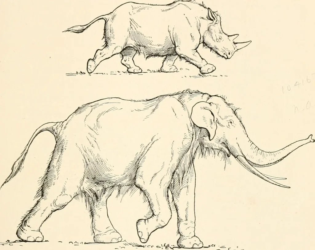An illustration from Men of the old stone age, their environment, life and art, 1916, leaf 128