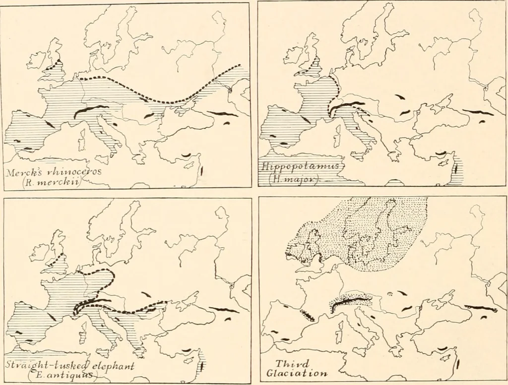 An illustration from Men of the old stone age, their environment, life and art, 1916, leaf 129