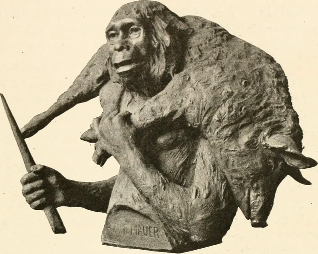 An illustration from Men of the old stone age, their environment, life and art, 1916, leaf 136