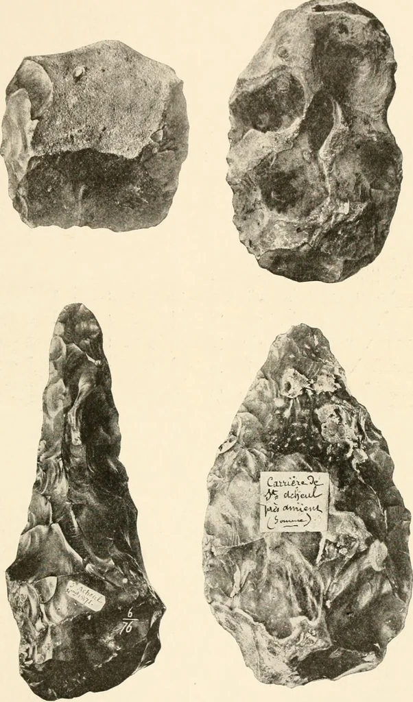 An illustration from Men of the old stone age, their environment, life and art, 1916, leaf 156