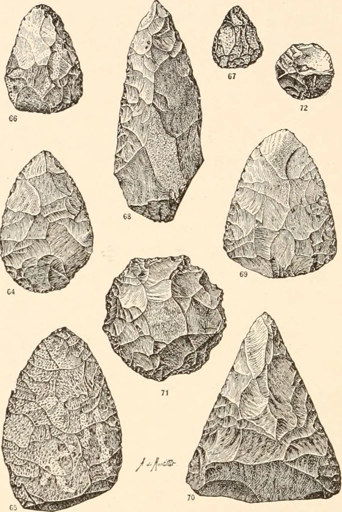 An illustration from Men of the old stone age, their environment, life and art, 1916, leaf 213