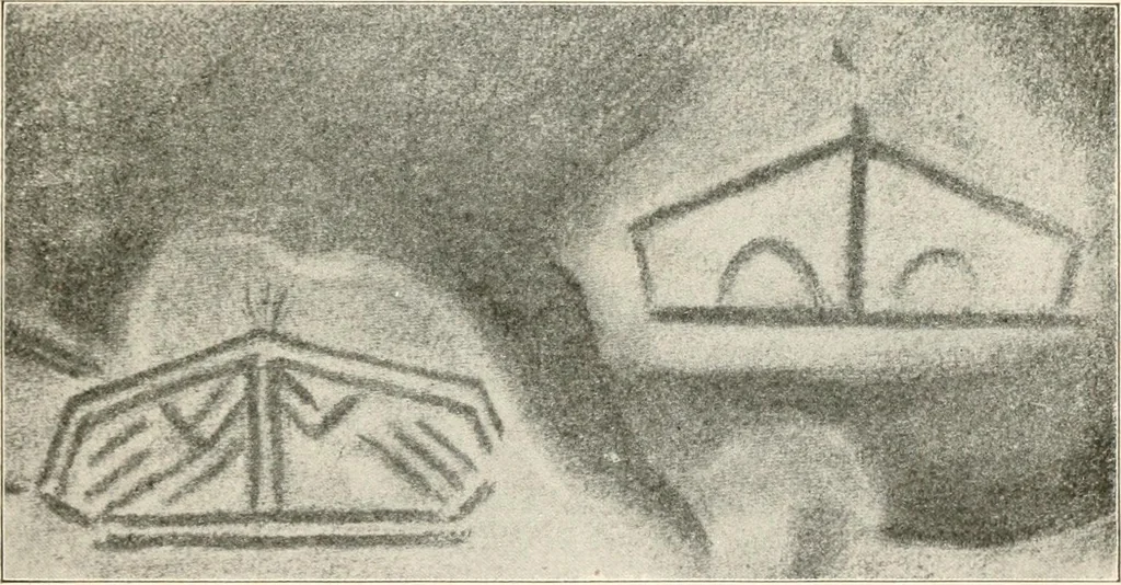 An illustration from Men of the old stone age, their environment, life and art, 1916, leaf 318