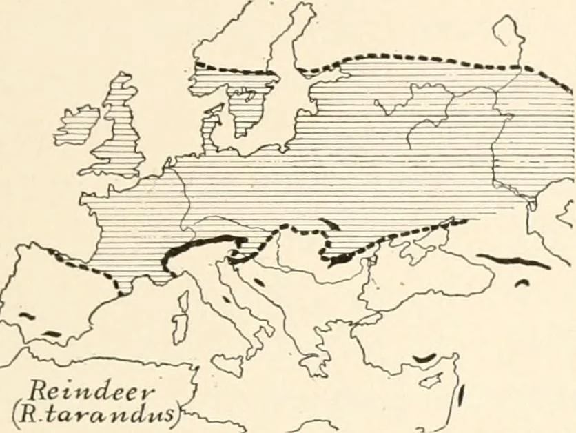 An illustration from Men of the old stone age, their environment, life and art, 1916, leaf 320