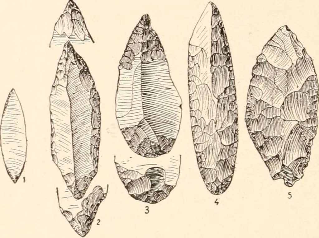 An illustration from Men of the old stone age, their environment, life and art, 1916, leaf 347