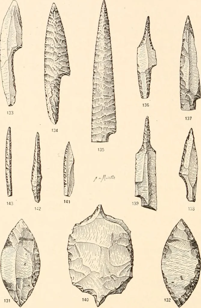 An illustration from Men of the old stone age, their environment, life and art, 1916, leaf 381